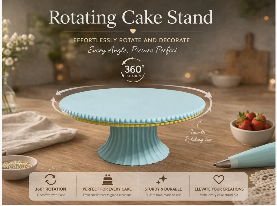 Présentoir à Gâteau rotatif
