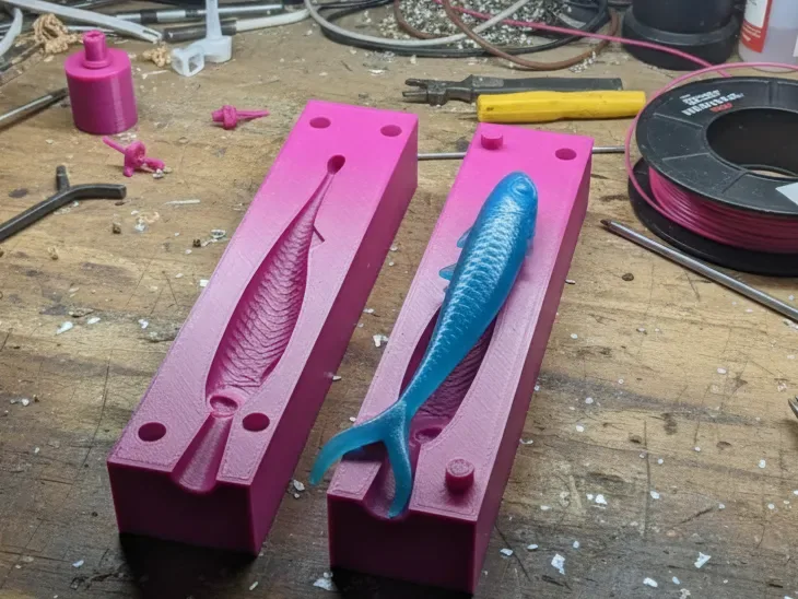 Moule à leurre 10cm V-Tail Hirondelle – Attrapez votre record personnel !