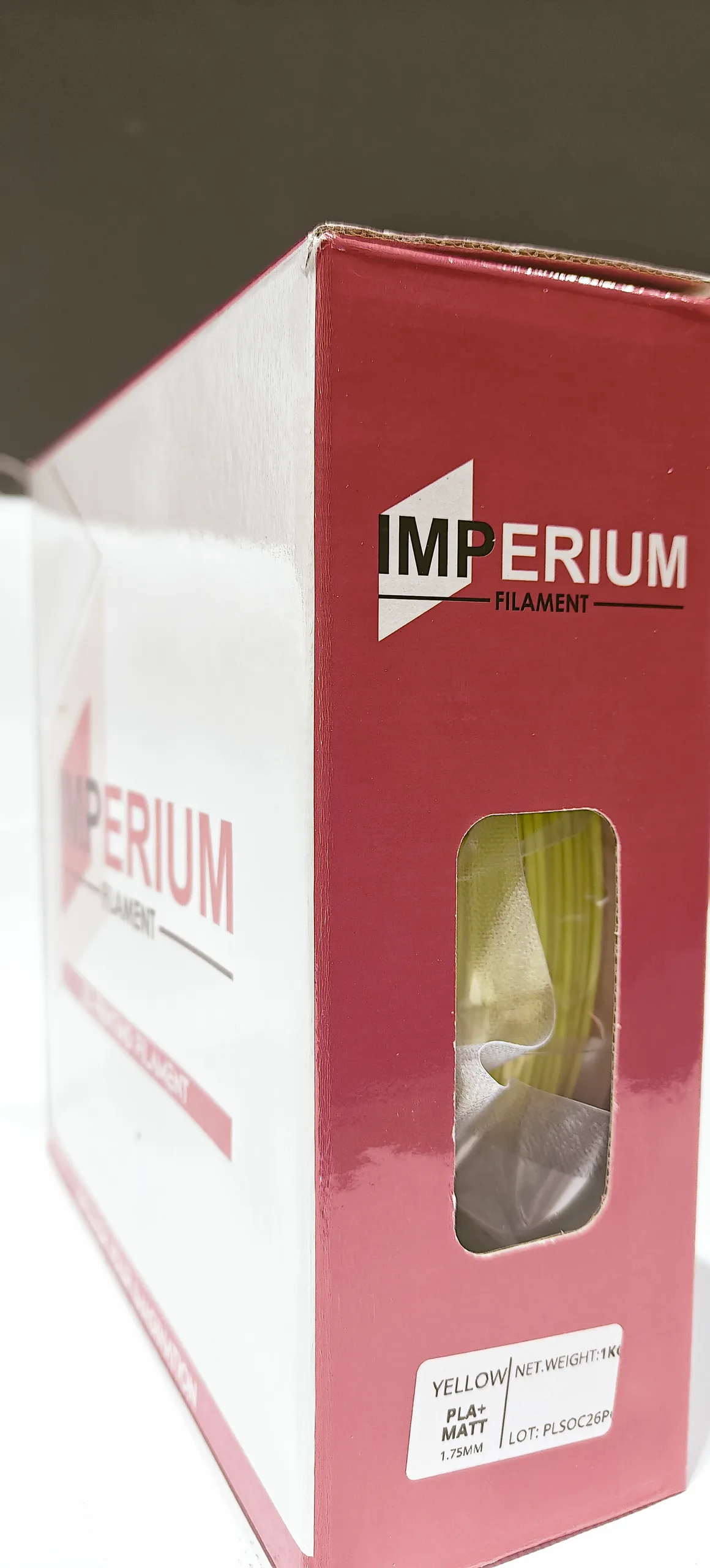 Filament PLA+ MATE Imperium Jaune 1,75 mm – Bobine 1 kg